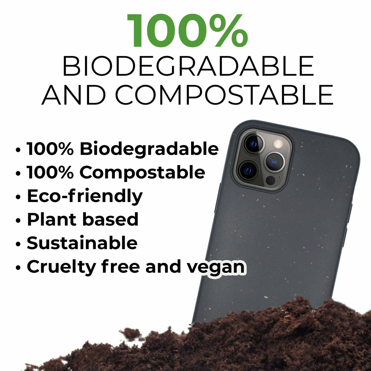 Honey Bee - Biodegradable phone case - Yellow, Orange and Black