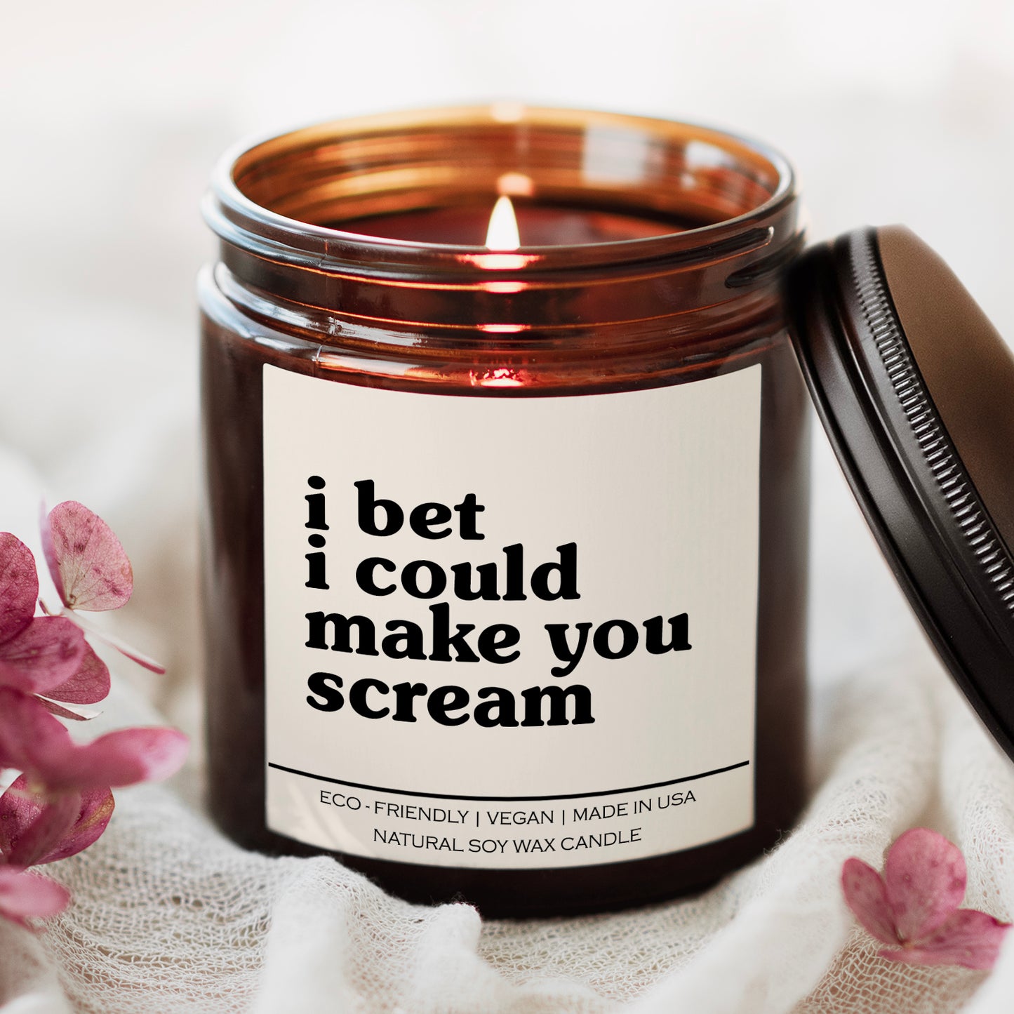 I Bet I Could Make You Scream Candle