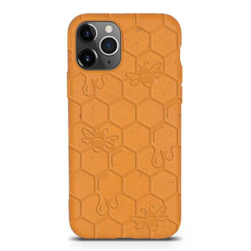 Honey Bee - Biodegradable phone case - Yellow, Orange and Black