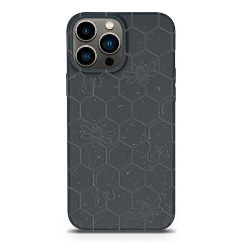 Honey Bee - Biodegradable phone case - Yellow, Orange and Black