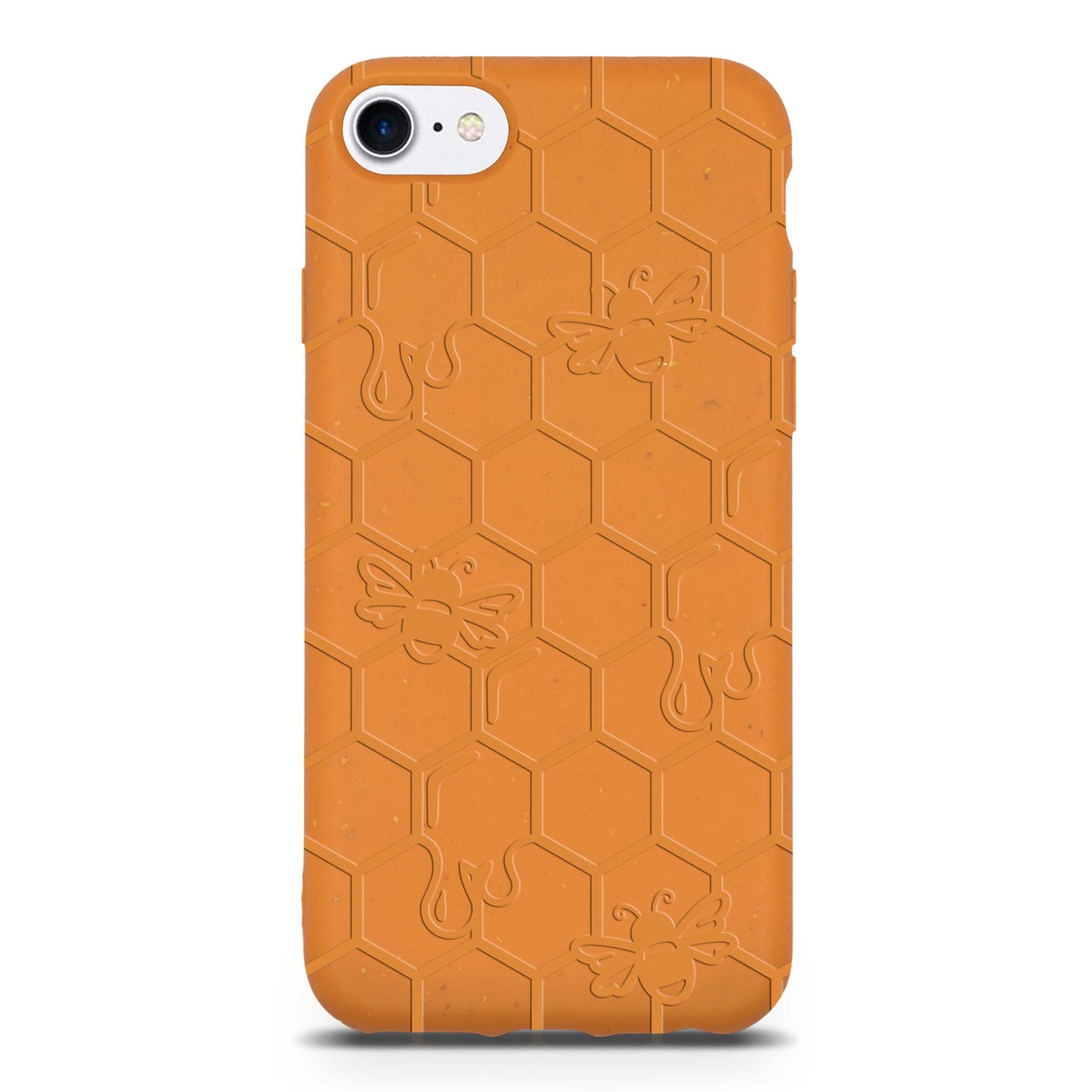 Honey Bee - Biodegradable phone case - Yellow, Orange and Black