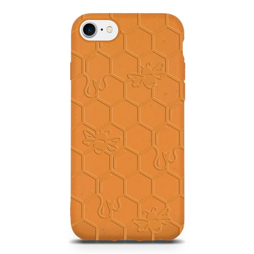 Honey Bee - Biodegradable phone case - Yellow, Orange and Black