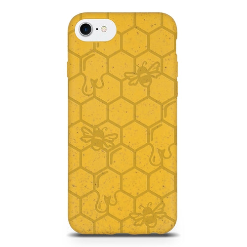 Honey Bee - Biodegradable phone case - Yellow, Orange and Black
