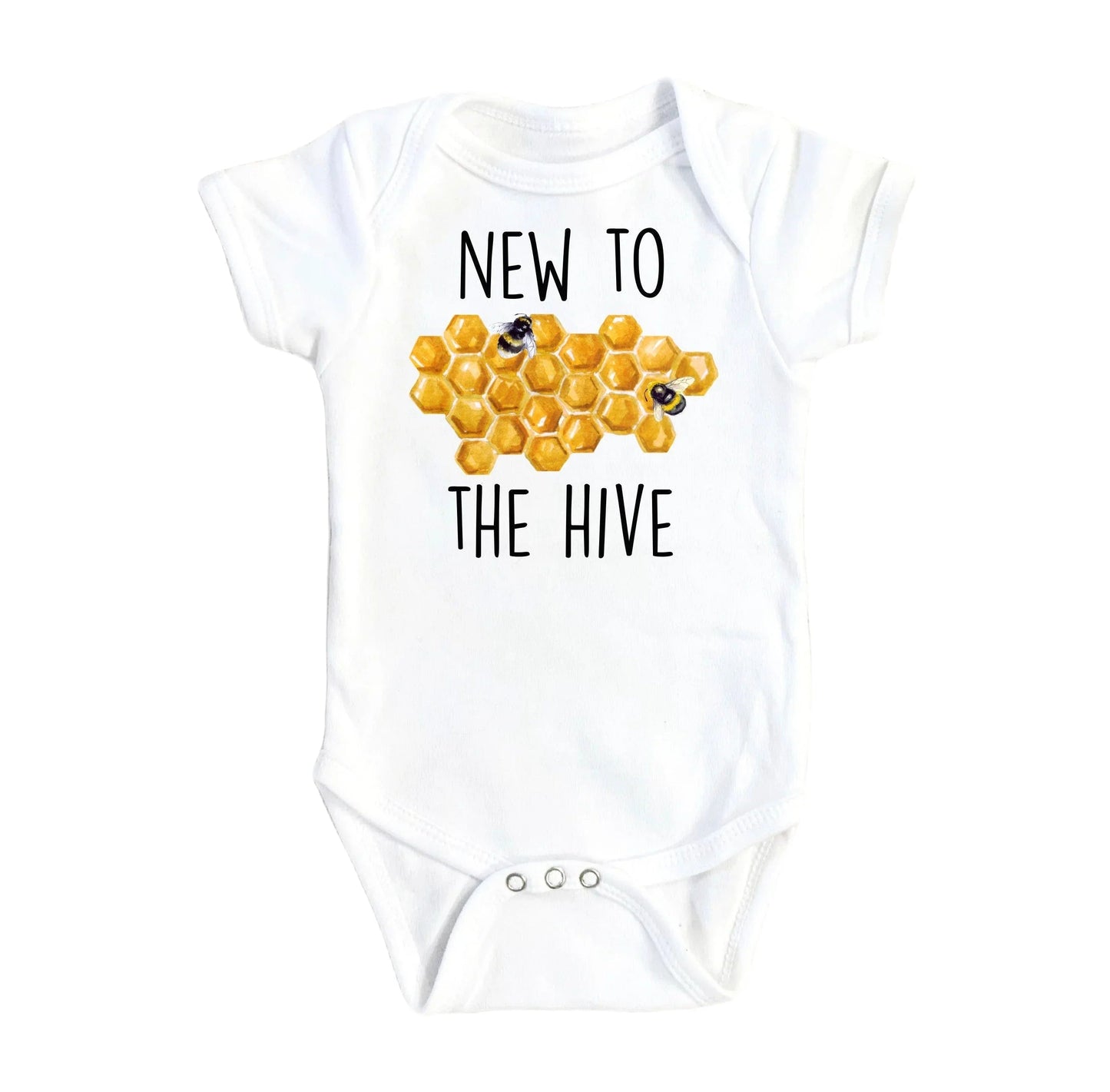 Bee Hive Honey - Baby Boy Girl Clothes Infant Bodysuit Funny Cute