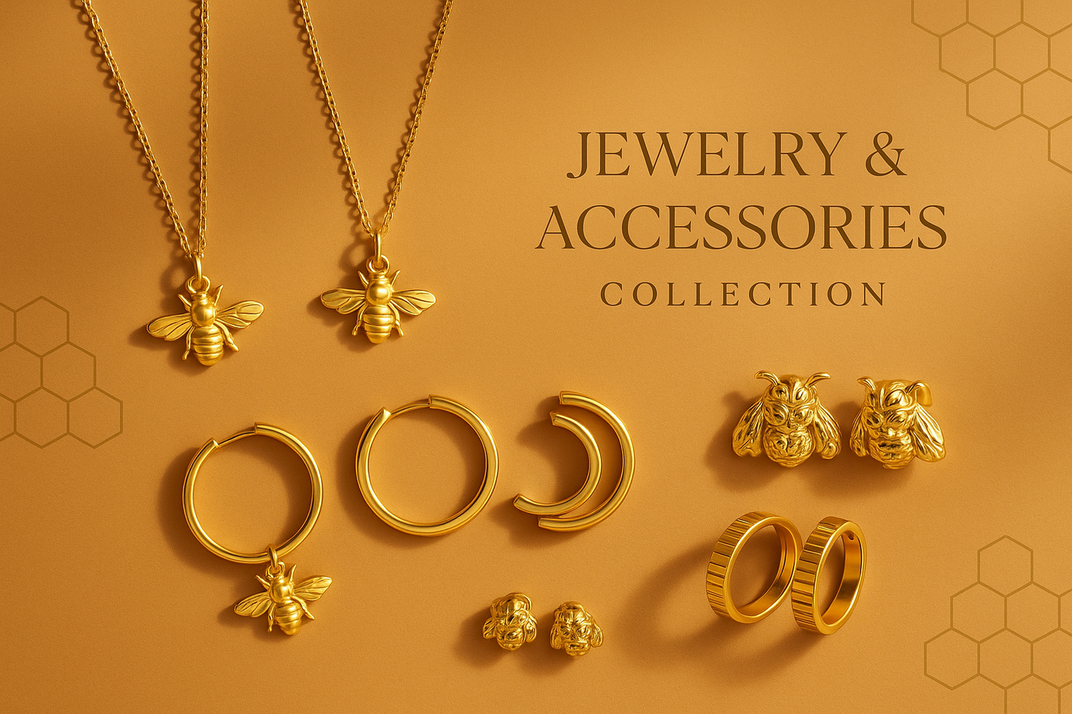 Jewelry & Accessories - Bee & Nature-Inspired Pieces