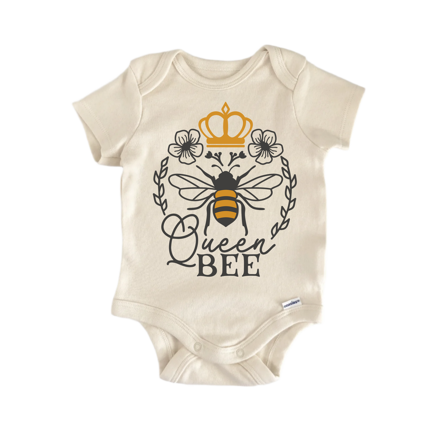 Queen Bee Honey - Baby Boy Girl Clothes Infant Bodysuit Funny Cute