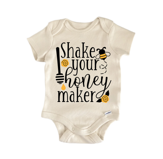 Shake Your Honey Maker Bee - Baby Boy Girl Clothes Infant Bodysuit