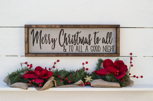 Merry Christmas to all & to all a good night