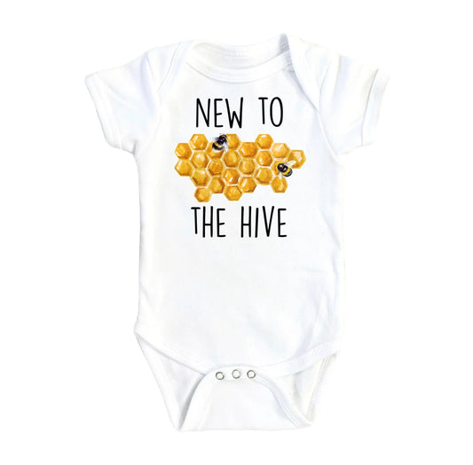 Bee Hive Honey - Baby Boy Girl Clothes Infant Bodysuit Funny Cute